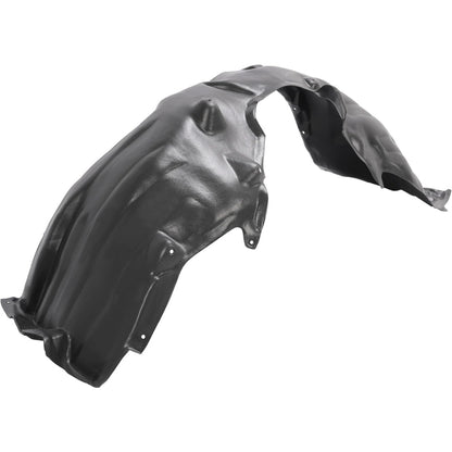 Front Right Inner Fender Liner Compatible with 2018-2024 Toyota Camry SE/XSE/TRD/Hybrid SE/XSE/TRD North American Model w/o Insulation Foam Replace for TO1249214 Plastic(PE) Unfinished Black