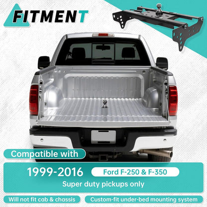 ECOTRIC Gooseneck Trailer Hitch Compatible with 99-16 F250 F350