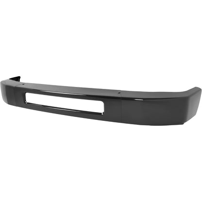 ALMULOO Front Bumper Face Bar+Bracket Compatible with 2008-2014 Ford E-150/E-250 and 2008-2019 Ford E-350 E-450 Super Duty Replace 8C2Z17757APTM 8C2Z17B884A 8C2Z17B883A FO1002409 FO1066176 FO1067176