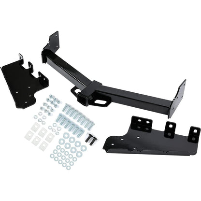 Class 3 Trailer Hitch 2" Compatible with 2014-2019 Chevy Chevrolet Silverado GMC Sierra 1500 Replace for 13301 Black Steel Powder Coated Concealed Main Body