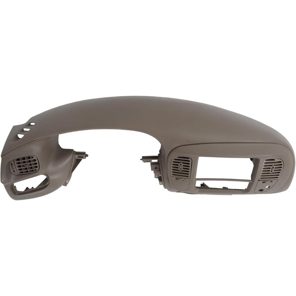 Dash Pad Bezel & Center Dash Radio Bezel Compatible with 1997-2003 Ford F150 Expedition Painted w/Air Vent ABS Plastic (Brown) Not Compatible with 4WD