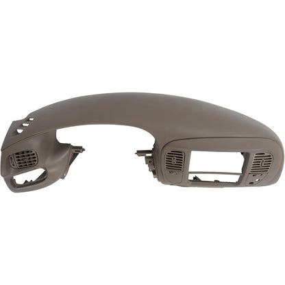 Dash Pad Bezel & Center Dash Radio Bezel Compatible with 1997-2003 Ford F150 Expedition Painted w/Air Vent ABS Plastic (Brown) Not Compatible with 4WD