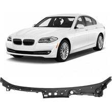 Windshield Wiper Cowl Panel Compatible with 2011-2016 BMW 528i 535i/d 550i M5 Active Hybrid 5 Replacement for 51717203124 Air Inlet Grille Window Panel Cowl Cover Plastic Black
