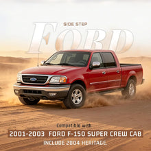 ALMULOO Steps Compatible with 2001-2003 Ford F-150 Super Crew Cab