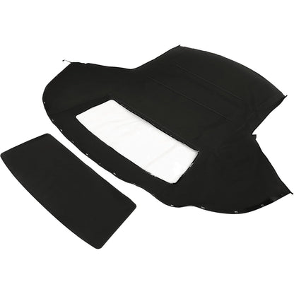 Convertible Soft Top for 1994-2002 Chevrolet Camaro 1994-2002 Pontiac Firebird Clear Plastic Window Black Sailcloth Vinyl Roof