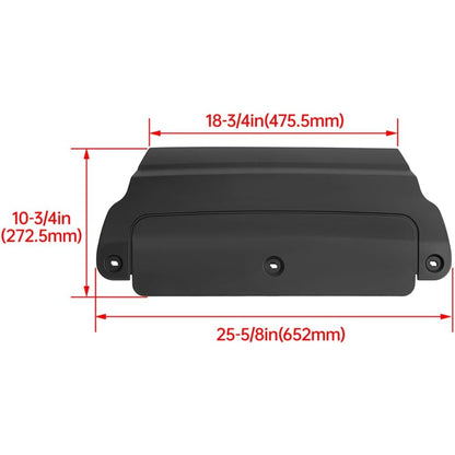 KUAFU Bumper Trailer Hitch Cover Tow Eye Hitch Bar Compatible with Range
