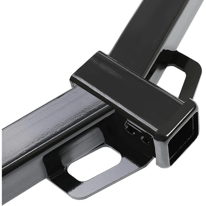 Class 3 Trailer Hitch 2" Compatible with 2014-2019 Chevy Chevrolet Silverado GMC Sierra 1500 Replace for 13301 Black Steel Powder Coated Concealed Main Body