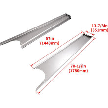 Running Boards Set Pair Compatible with 1942-1946 Chevy Chevrolet Pickup Gmc Pickup Truck Anti-Rust Oil Steel Left & Right