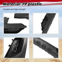 Load image into Gallery viewer, HECASA Front Bumper Lower Valance Compatible with 2016-2019 Chevrolet Chevy Silverado 1500 LD Replacement for 84029773, GM1015134C W/Tow Hooks Holes Air Dam Deflector PP Plastic Black
