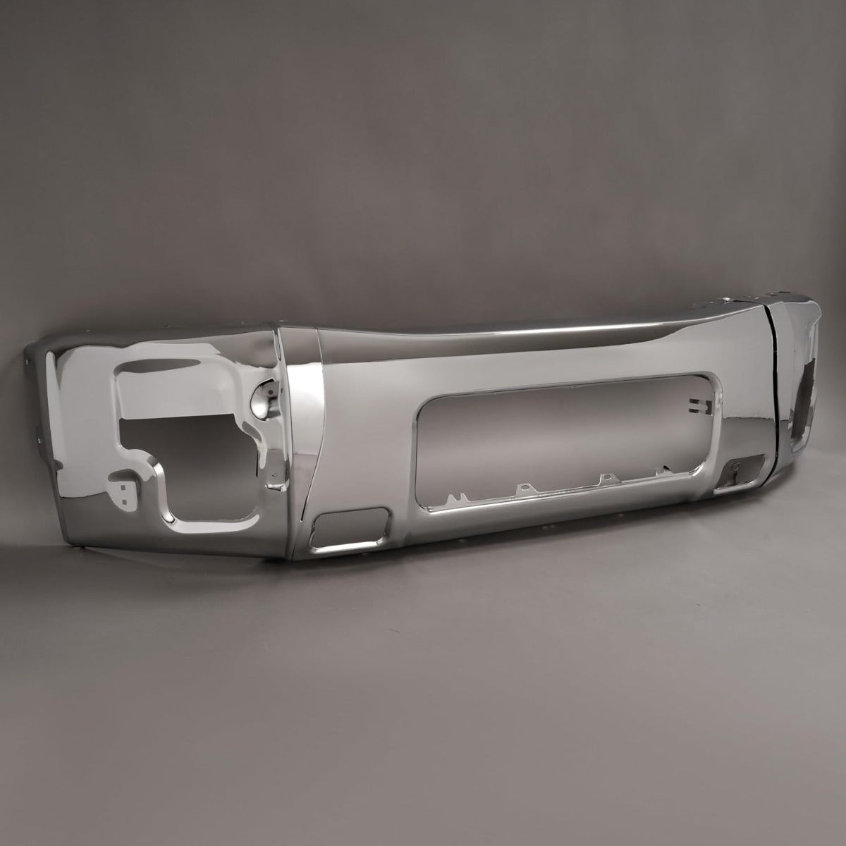 Front Bumper Face Bar Compatible with 2004-2015 Titan, 2005-2007 Nissan Armada, 2004 Pathfinder Armada, Replacement for 62022ZR08A NI1002136 Steel Chrome Silvery 3Pcs