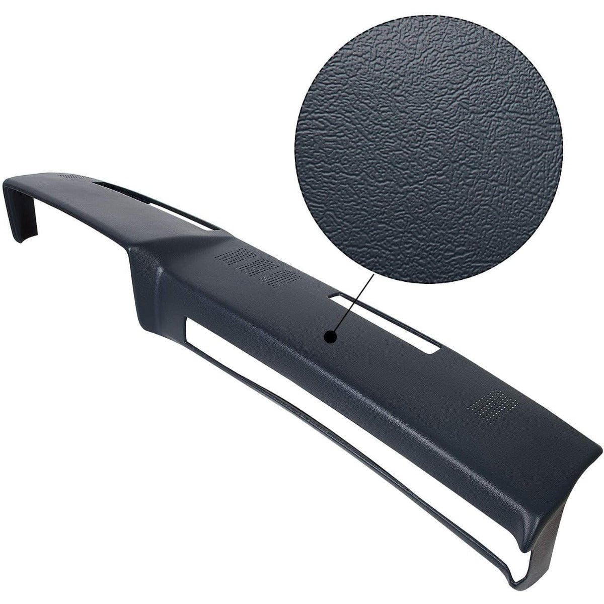 ECOTRIC Dash Board Cover & AC Vent Plate Compatible with 1981-1991 Chevy Blazer Suburban GMC Jimmy | Dark Blue, Two Packages