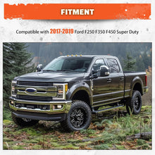 Front Bumper Hood Grille Grill Compatible with 2017 2018 2019 Ford F250 F350 F450 Super Duty Chrome (NOT ONLY OVERLAY) LYAP-293-1T