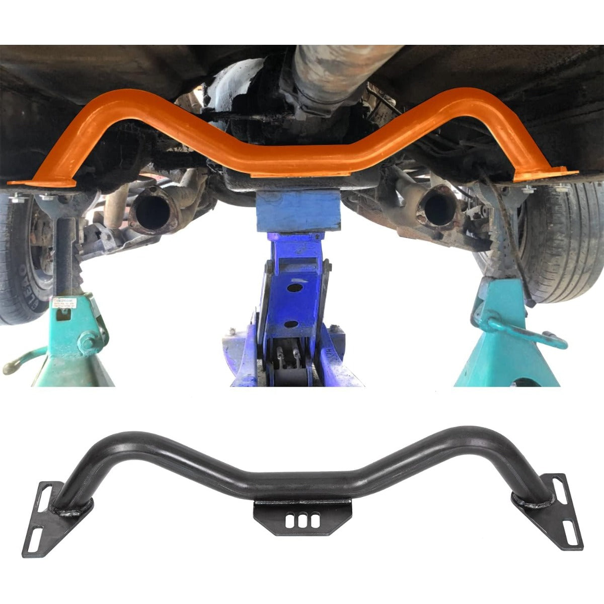 Kojem Adjustable Transmission Crossmember Compatible with 1964-1987 Chevy/GMC C10 C20 2WD Trucks Blazer Suburban Transmission Crossmember Kit