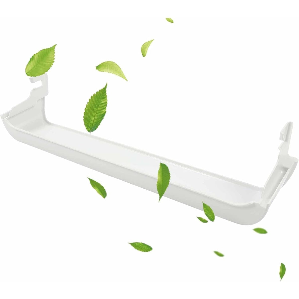 HECASA 240338101 Refrigerator Door Bin Shelf Compatible with Frigidaire or Kenmore Refrigerator for 891051 PS429873 Replacement only White ABS Plastic AP2115860