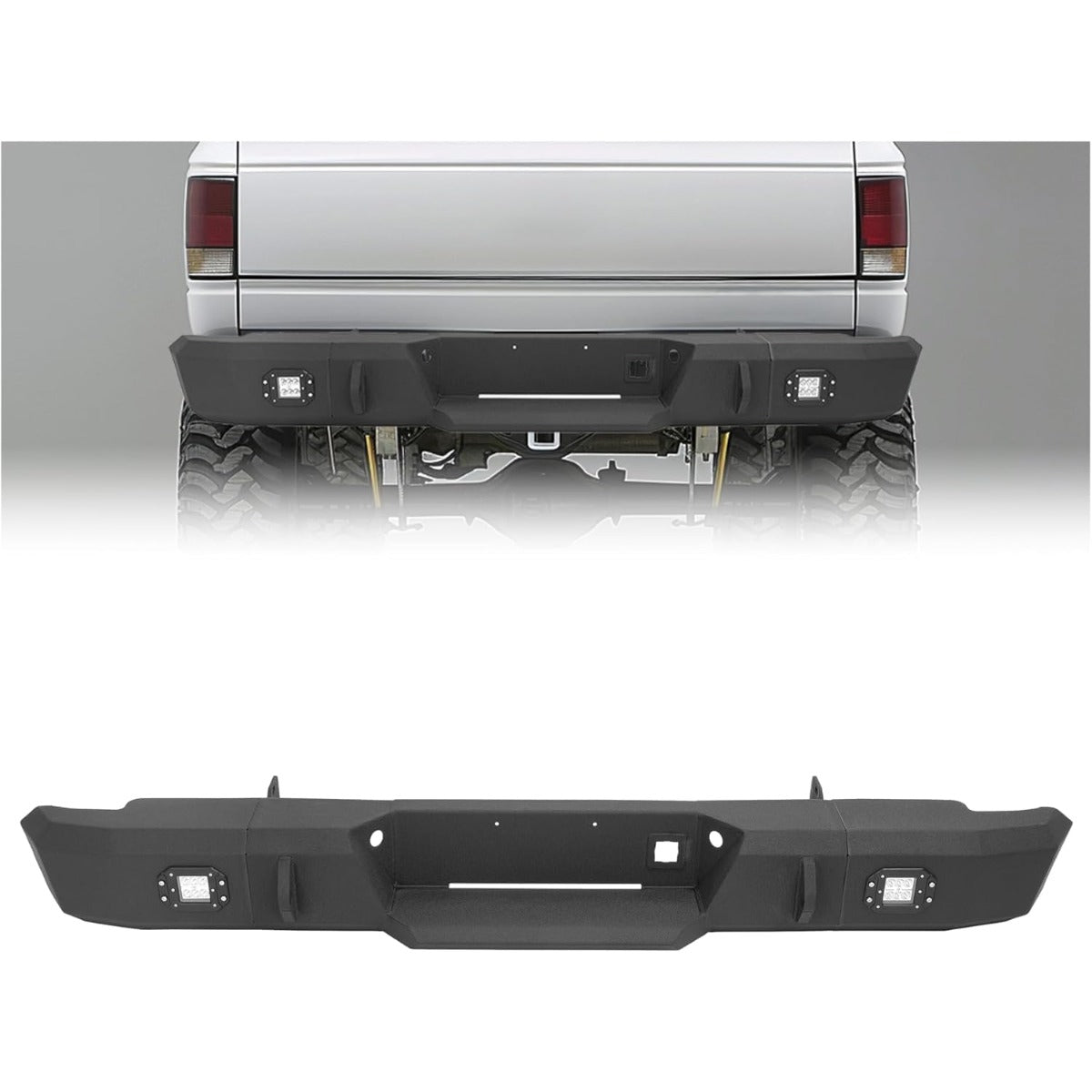KUAFU Bumper Compatible with 1999-2007 Silverado