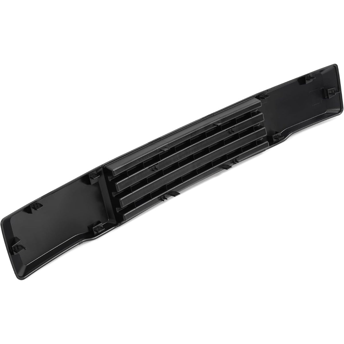 Front Bumper Cover Compatible With 2015 2016 2017 Ford F150 F-150 FO1044108 FL3Z-17E810-AA w/o Block Heater & Grille Shutters Lower Grille Trim Panel License Plate Bracket Mount Fascia Cover