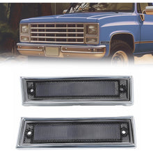 KUAFU Smoked Front Fender Side Marker Light Compatible with 1981-1991 Chevy/GMC C/K Series/Suburban/Blazer/Jimmy Replace for GM2551107 GM2550115 915558 915557 18120166 18120066 Bumper Side Lamp