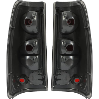 Taillight Tail Lights Pair Compatible with 1999-2007 Chevy Silverado 1500 2500 3500 Classic 1999-2003 GMC Sierra 1500 2500 3500 Taillight Brake Turn Signal Lamp Smoke Lens