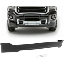 KUAFU Front Lower Bumper Valance Compatible with 2015-2019 GMC Sierra 2500/3500 HD (submodel: Base, Denali, SLE, SLT) GM1095202, 23320648 Front Lip Air Dam Deflector Black