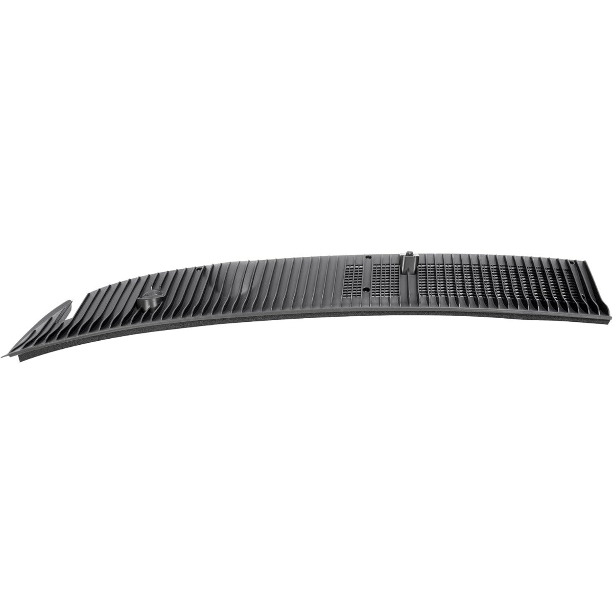 HECASA Front Left Windshield Wiper Cowl Panel Cover Compatible with 1992-2024 Ford E-Series E-150 E-250 E-350 Replace for 8C2Z15022A69AA F4UZ1502824A Window Wiper Cowl Panel Vent Grille Plastic Black