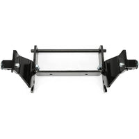Load image into Gallery viewer, HECASA Front Frame Extension Compatible with John Deere 430 Diesel Garden Tractor Attachment Mounting Adapter Bracket Steel Black BM16360 Snowblower Snow Blade Heavy Duty Bucket Bracket
