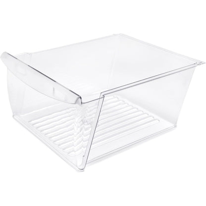 KUAFU 240351061 Crisper Pan Drawer Compatible with Frigidaire Refrigerator Freezer AP4424911 240351005 240351062 Plastic (PC) Replacement Only Clear