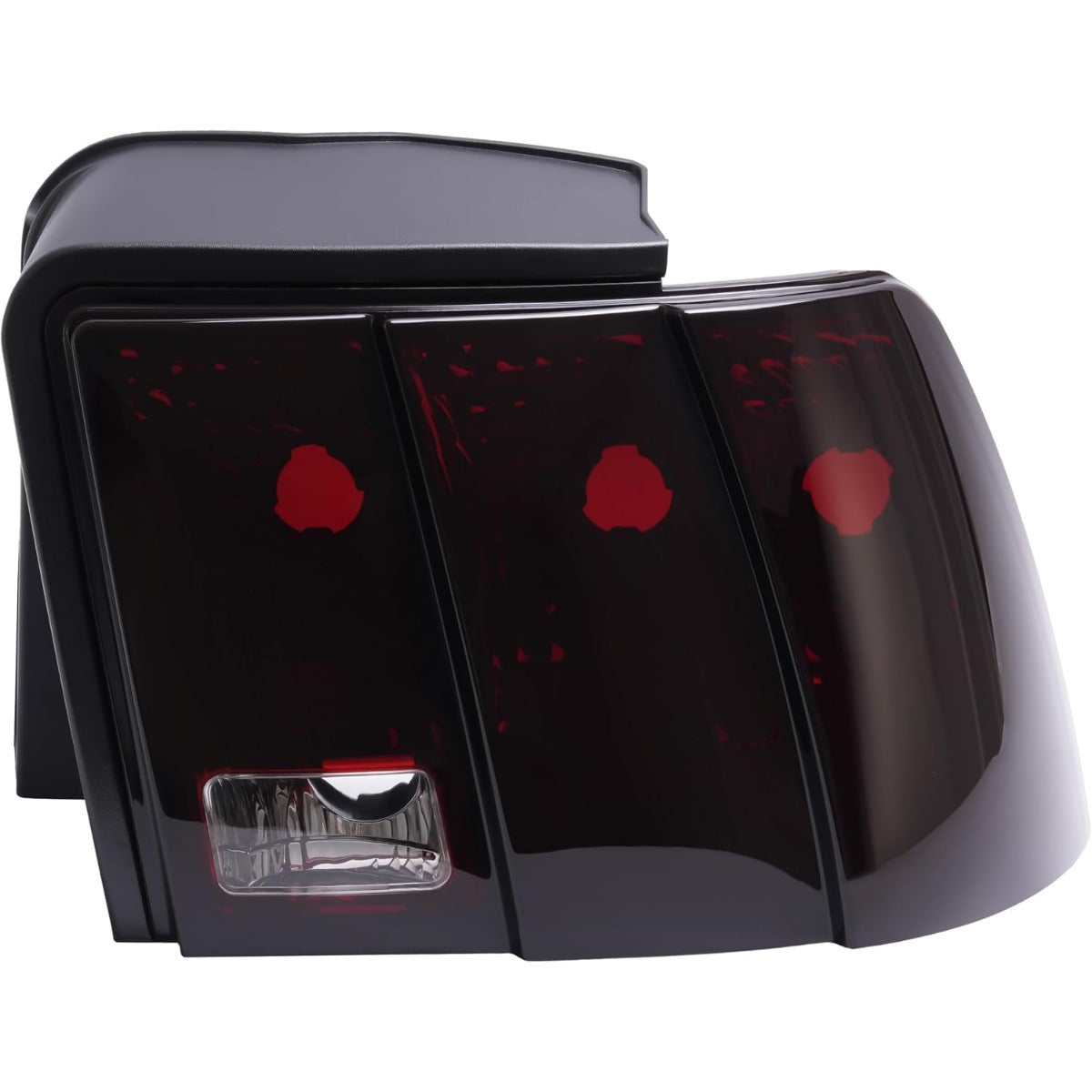 HECASA Pair Tail Lights Compatible with 1999-2004 Ford Mustang Replacement for FO2818109 FO2819109 3R3Z13405AA 3R3Z13404AA Tail Rear Light Lamp Driver&Passenger Side - Red Smoke Lens