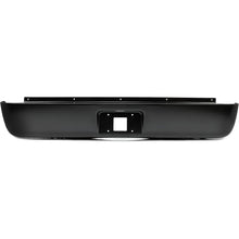 ALMULOO Steel Rear Roll Pan Compatible with 2007-2013 Silverado Sierra 1500 2500 3500 Fleetside Styleside Bed Truck Rear Roll Pan Bumper w/License Light Black