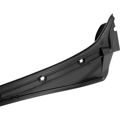 Windshield Wiper Cowl Panel Compatible with 2004-2010 BMW 525i/xi 528i/xi 530i/xi 535i/xi 545i 550i M5 Replacement for 51717027083 Air Inlet Grille Window Panel Cowl Cover Plastic Black