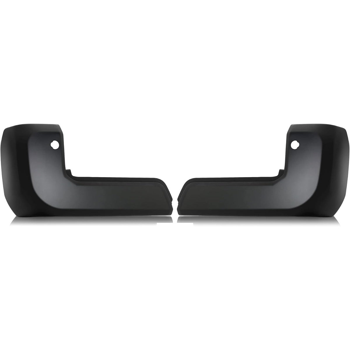 Kojem Rear Bumper End Caps Pair Compatible with 2016-2023 Toyota Tacoma Replacement for TO1104138 TO1105138 5215604900 5215504900 W/Parking Aid Sensor Hole Matte Black