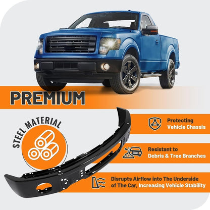KUAFU Bumper Face Bar Compatible with 2009-2014 F150