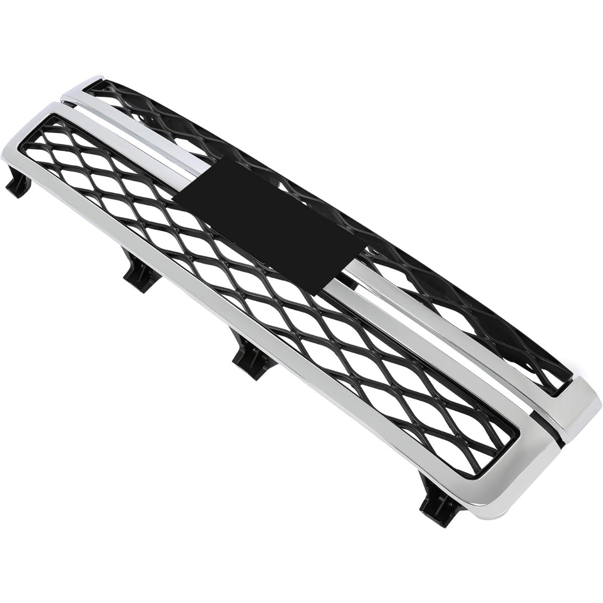 Front Bumper Grill Compatible with 2011-2014 Chevy Chevrolet Silverado GMC Sierra 2500 3500 HD 20966058 GM1200639 Bumper Hood Grille Chrome