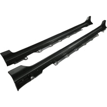 Side Skirt Extensions Replacement Compatible with 2003-2008 Toyota Corolla Rocker Panels Guard Body Kit Black Plastic (Pair)