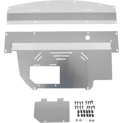 Engine Splash Shield Aluminum Compatible with 2003-2009 Nissan 350Z 2003-2008 Infiniti G35 RWD Sedan G35 Sedan 2WD G35 Sedan 2WD G35 Coupe Skid Plate Under Tray Engine Cover Easy Oil Change