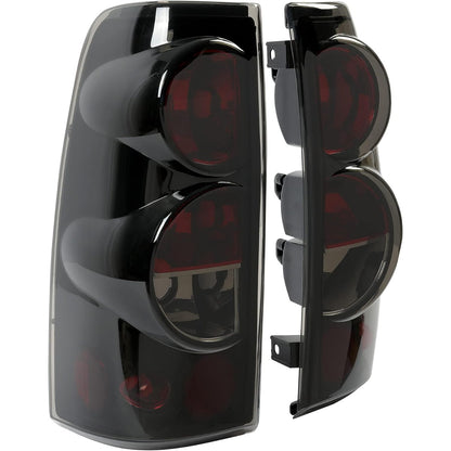 Taillight Tail Lights Pair Compatible with 1999-2007 Chevy Silverado 1500 2500 3500 Classic 1999-2003 GMC Sierra 1500 2500 3500 Taillight Brake Turn Signal Lamp Smoke Lens