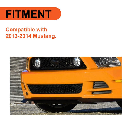 Bumper Lower Grille Compatible with 2013-2014 Ford Mustang Replacement for DR3Z17K945AB FO1036186 Front Bottom Bumper Grill Hood Mesh (W/O Appearance Package)