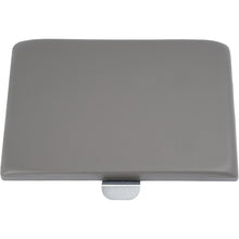 Center Console Lid Compatible with 1999-2010 Ford F-250 F-350 Super Duty Plastic & Aluminium Powder Coated Dark Gray