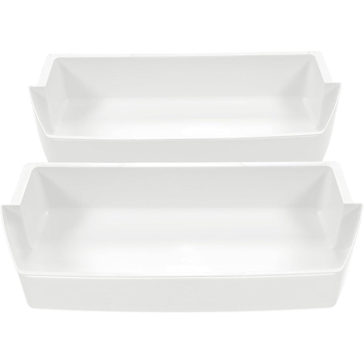 2187172 Replacement Refrigerator Door Bin Shelf Compatible with Most Roper, Kitchenaid, Kirkland and Whirlpool models Refrigerator Door Bin White - 2 PCS