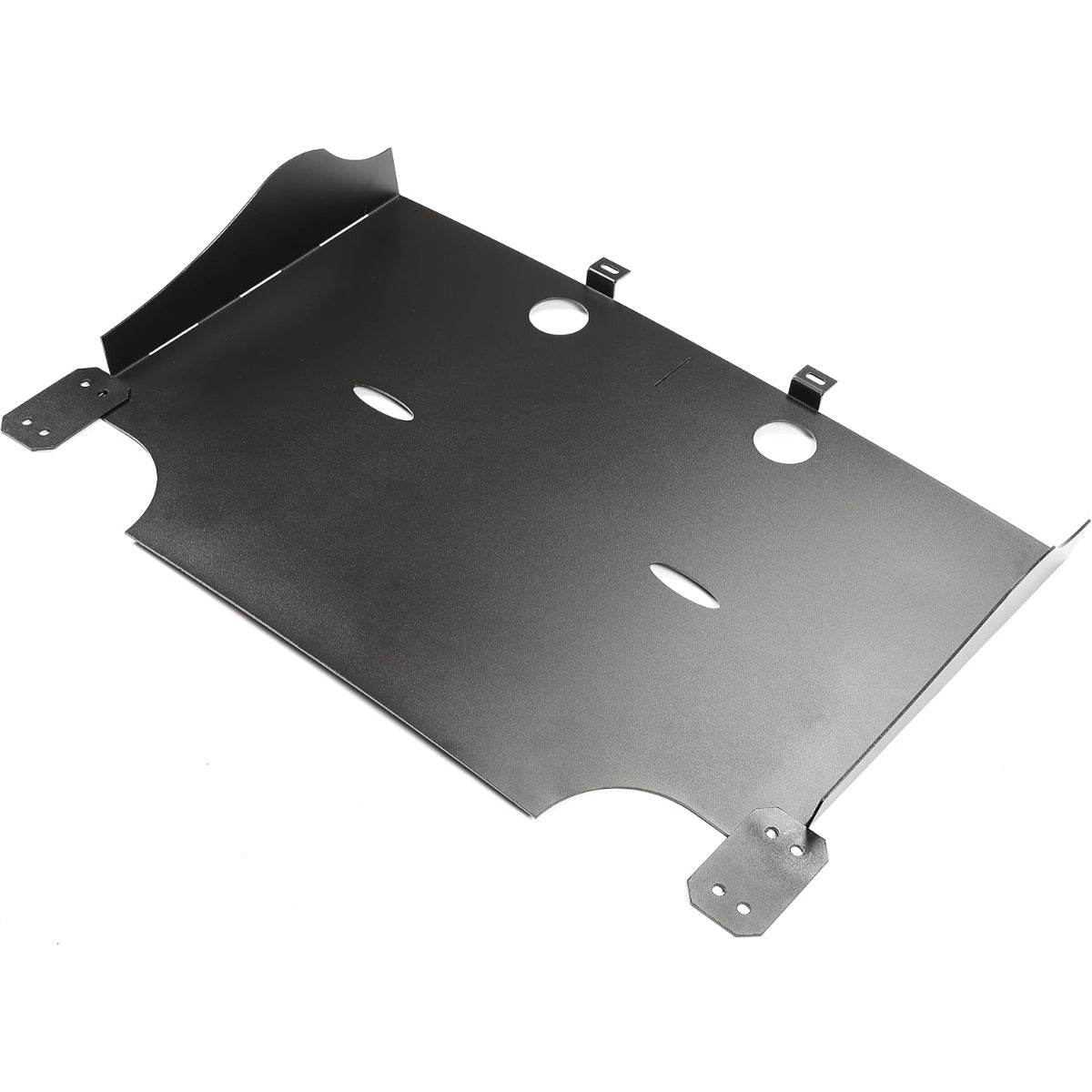 Skid Plate Compatible with 2015-2024 Ford F-150 2.7L 3.5L Ecoboost Catalytic Converter Protection Shield Black Steel Powder Coated