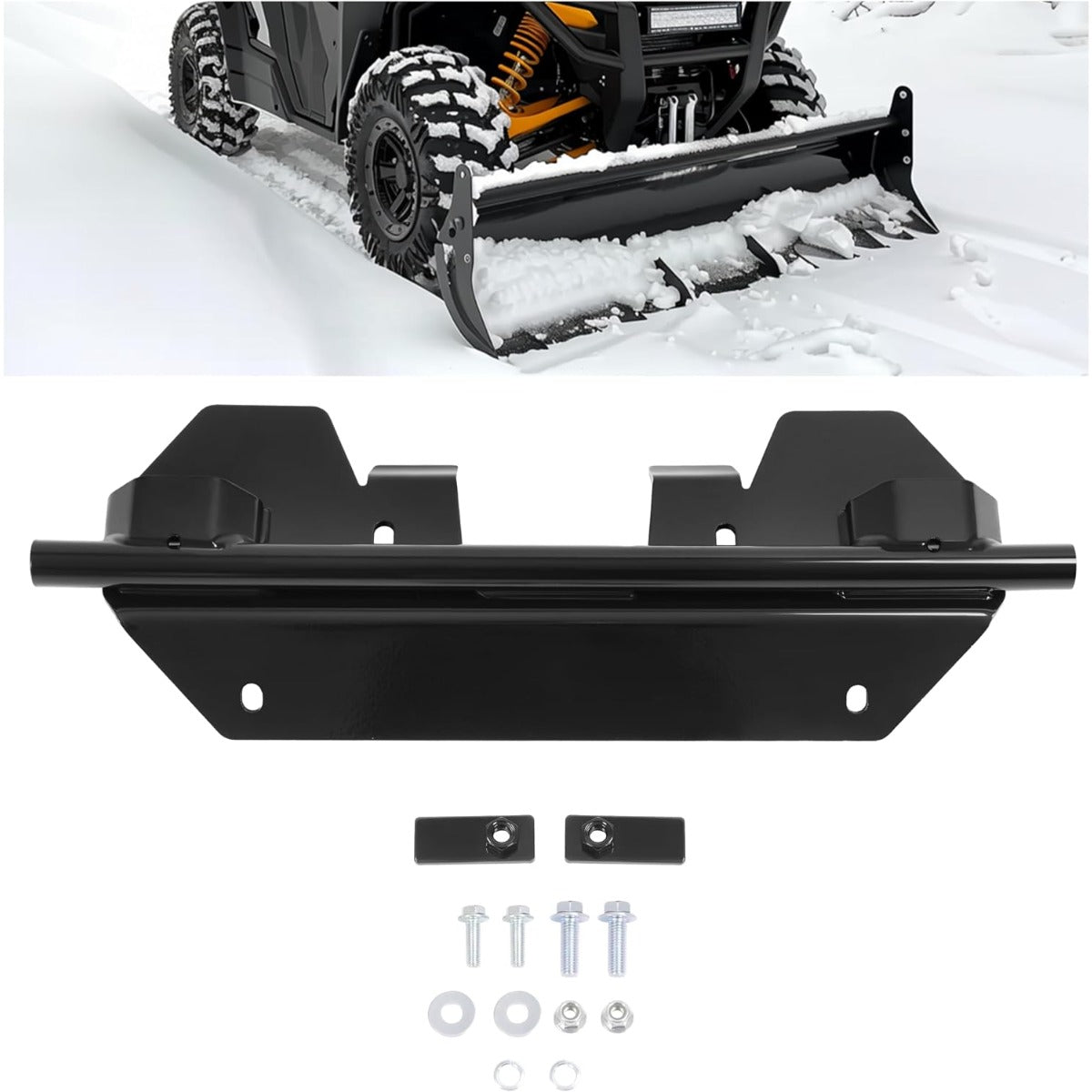 WUTIST Snow Plow Mount Bracket Compatible with 16-24 Can-Am Defender HD10/