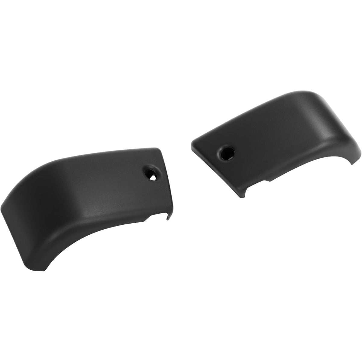 Front Bumper End Cap Extension Trim Pair Compatible with 1984-1989 Toyota 4Runner Pickup 4WD Replacement for 5210289106 5210389106 TO1005116 TO1004157 Plastic Black Textured - Left & Right Side