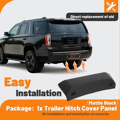 KUAFU Trailer Hitch Cover Panel Compatible with 2015-2020 Yukon/Yukon