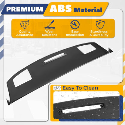 Dashboard Cover Compatible with 1984-1989 Chevrolet Corvette C4 ABS Plastic Painted+Textured