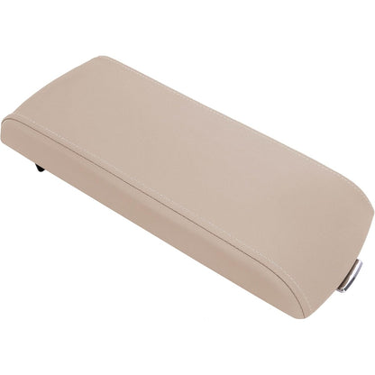 KUAFU Center Console Lid Compatible with 2013-2019 Ford Flex Replacement for FA8Z7406024AA FA8Z-7406024-AA DA8Z7406024AC EA8Z7406024AB Center Console Armrest Cover Lid Plastic Beige