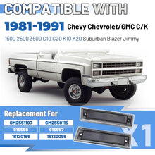 KUAFU Smoked Front Fender Side Marker Light Compatible with 1981-1991 Chevy/GMC C/K Series/Suburban/Blazer/Jimmy Replace for GM2551107 GM2550115 915558 915557 18120166 18120066 Bumper Side Lamp