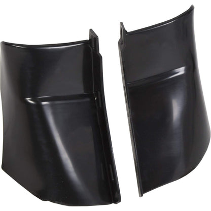 ECOTRIC Rear Bumper Quarter Panel Fillers Kit Compatible with 1986-1990 Chevy Caprice/Impala ABS plastic Black