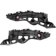 ALMULOO 2PCS Front Bumper Bracket Compatible with 2014-2019 Toyota Highlander Replacement for 525350E050 525360E030 TO1043133 TO1042133 POM Plastic Left & Right