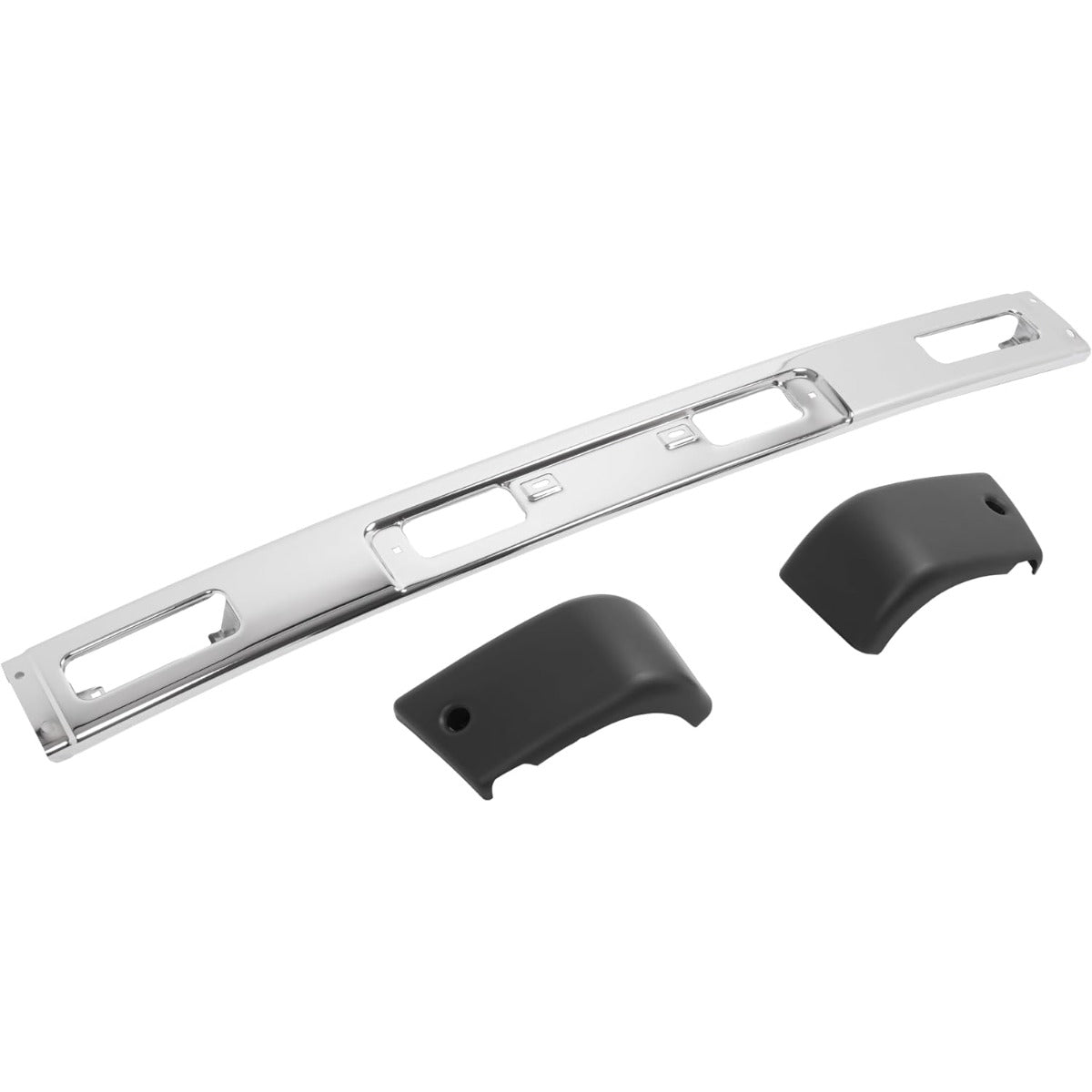 ALMULOO Front Bumper Assembly Compatible with 1984 1985 1986 1987 Toyota 4Runner Sport Utility Pickup Base/LN67/RN63/SR5 Turbo Standard Cab Pickup Replacement for TO1002118,TO1004157,TO1005116
