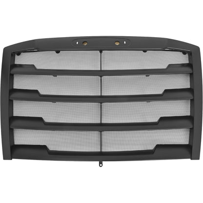 Front Grille Compatible with 2018-2024 Freightliner Cascadia Grill w/Bug Screen Matte Black