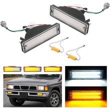 HECASA Turn Signal Lights Compatible with 1988-1997 Nissan D21 Hardbody pickup 1988-1995 Nissan Pathfinder Clear Lens
